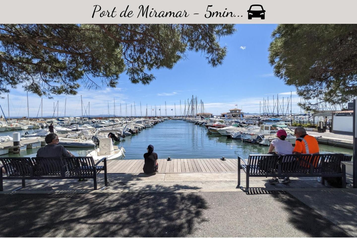 Netflix - Lit Queen Size - Terrasse Plein Sud - Climatisation - 2'Centre-Ville - 6'Mer - Parking Prive - 56M2 - L'Olivine - Offre Speciale La Londe-les-Maures Buitenkant foto