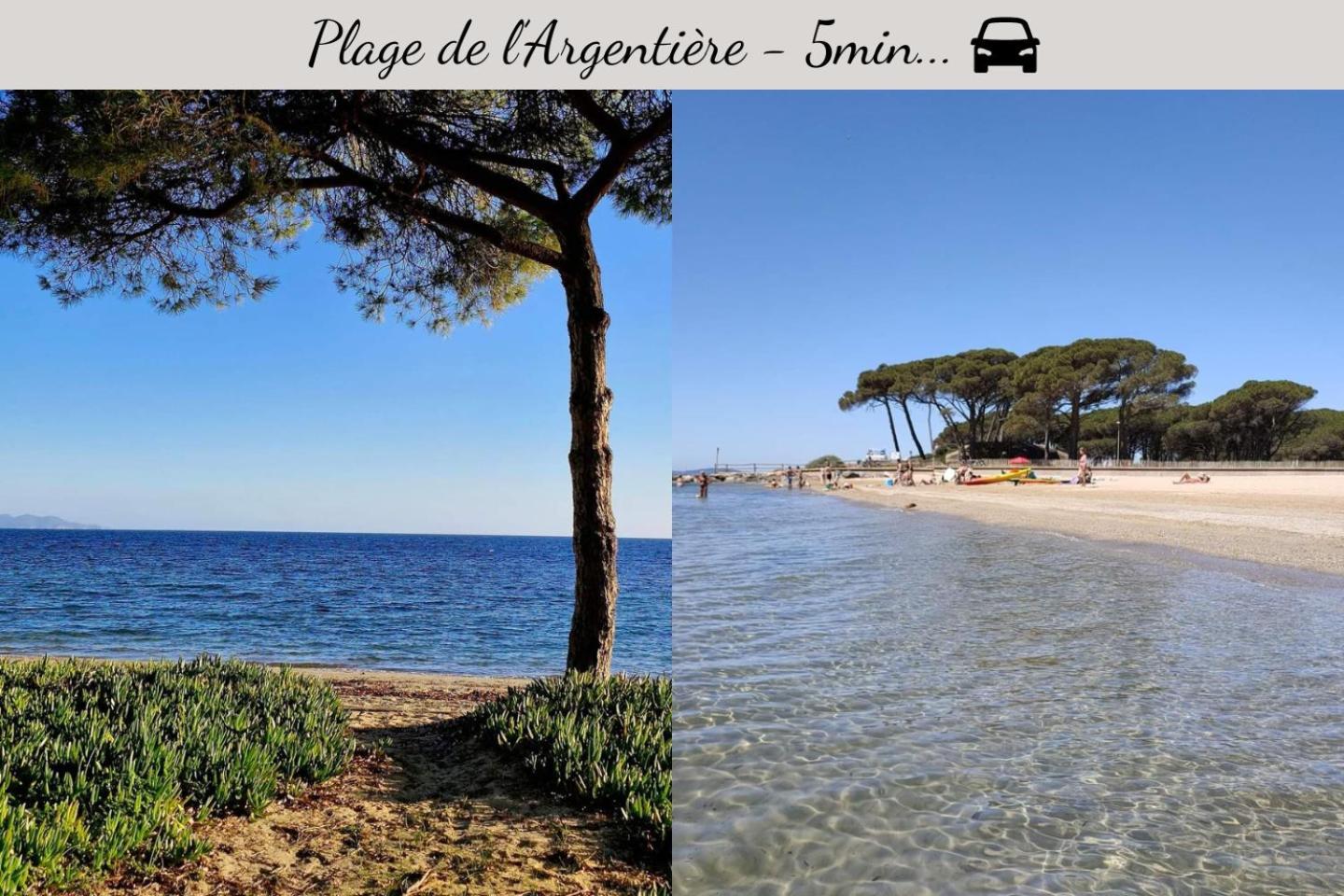 Netflix - Lit Queen Size - Terrasse Plein Sud - Climatisation - 2'Centre-Ville - 6'Mer - Parking Prive - 56M2 - L'Olivine - Offre Speciale La Londe-les-Maures Buitenkant foto